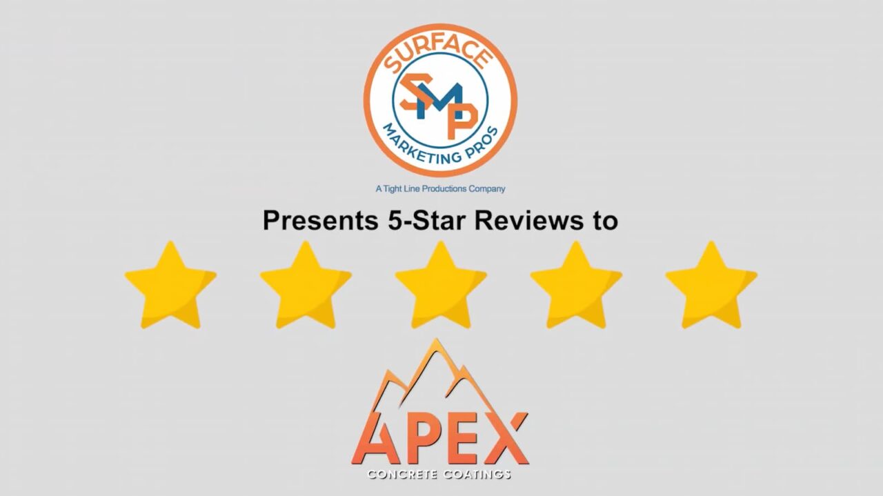 Apex Concrete Coatings Celebrates 100 Google Reviews Milestone!